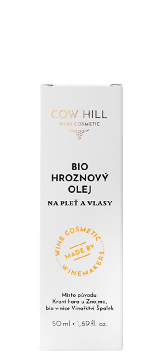 Bio hroznový olej na pleť a vlasy - hezkavina